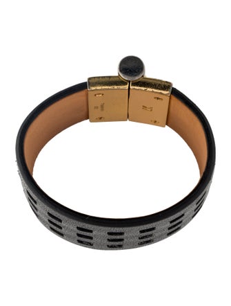 Reed Krakoff Leather T-Bar Wrap Bracelet