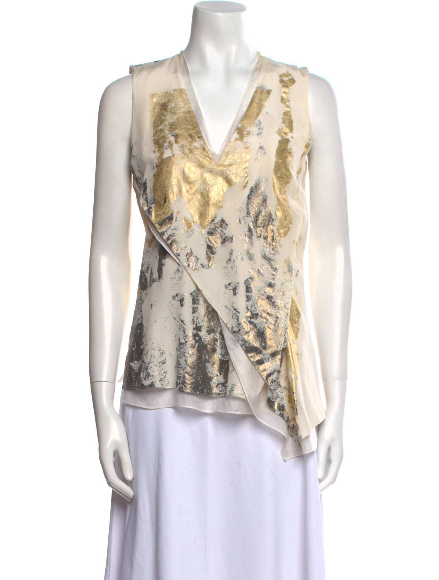 Reed Krakoff Silk Printed Blouse