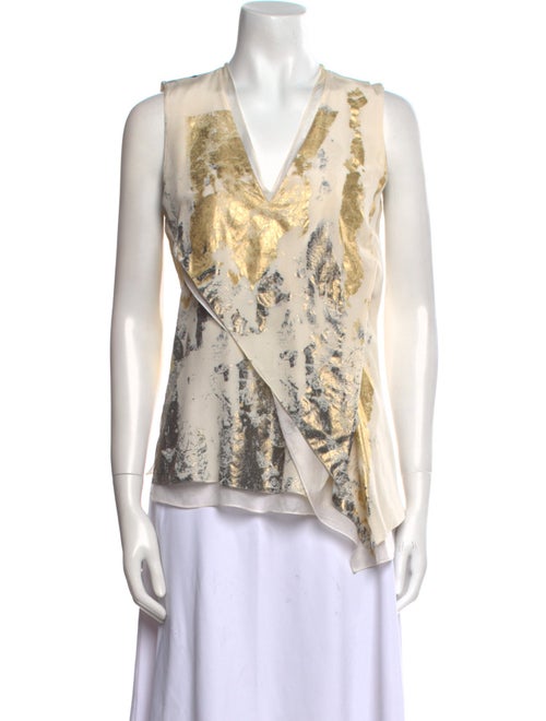 Reed Krakoff Silk Printed Blouse