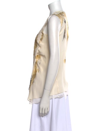 Reed Krakoff Silk Printed Blouse