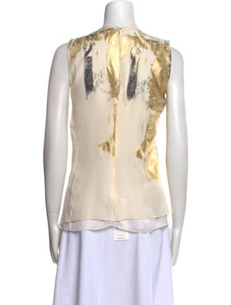 Reed Krakoff Silk Printed Blouse