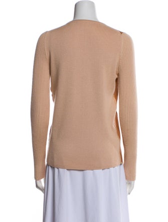 Reed Krakoff Lamb Leather Crew Neck Top