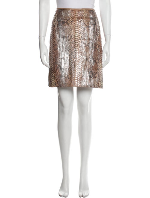 Reed Krakoff Python Knee-Length Skirt