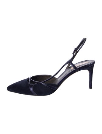 Reed Krakoff Suede Slingback Pumps