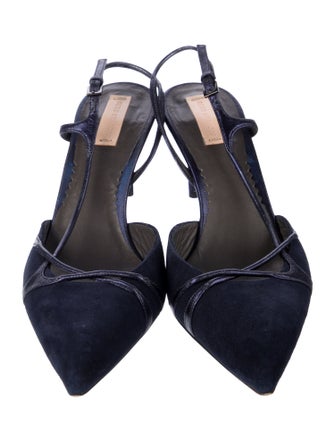 Reed Krakoff Suede Slingback Pumps