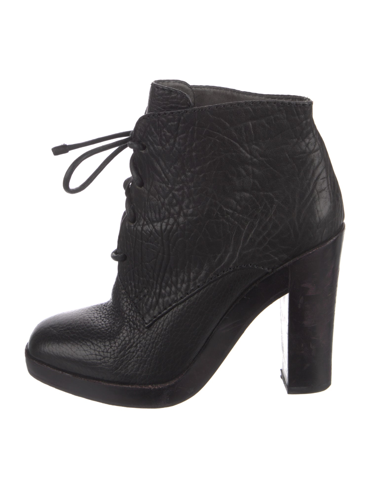 Reed Krakoff Leather Lace-Up Boots
