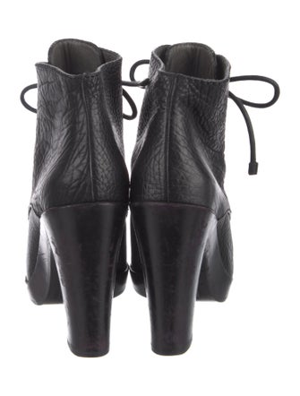 Reed Krakoff Leather Lace-Up Boots