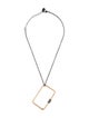 Reed Krakoff Oversized Rectangle Pendant Necklace