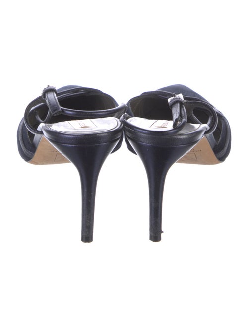 Reed Krakoff Suede Leather Trim Embellishment Slingback Pumps