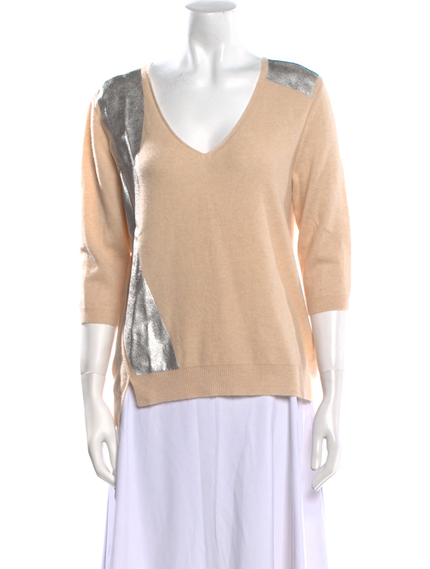 Reed Krakoff Cashmere Graphic Print Sweater