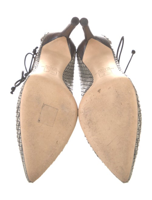 Reed Krakoff Snakeskin Animal Print Mules