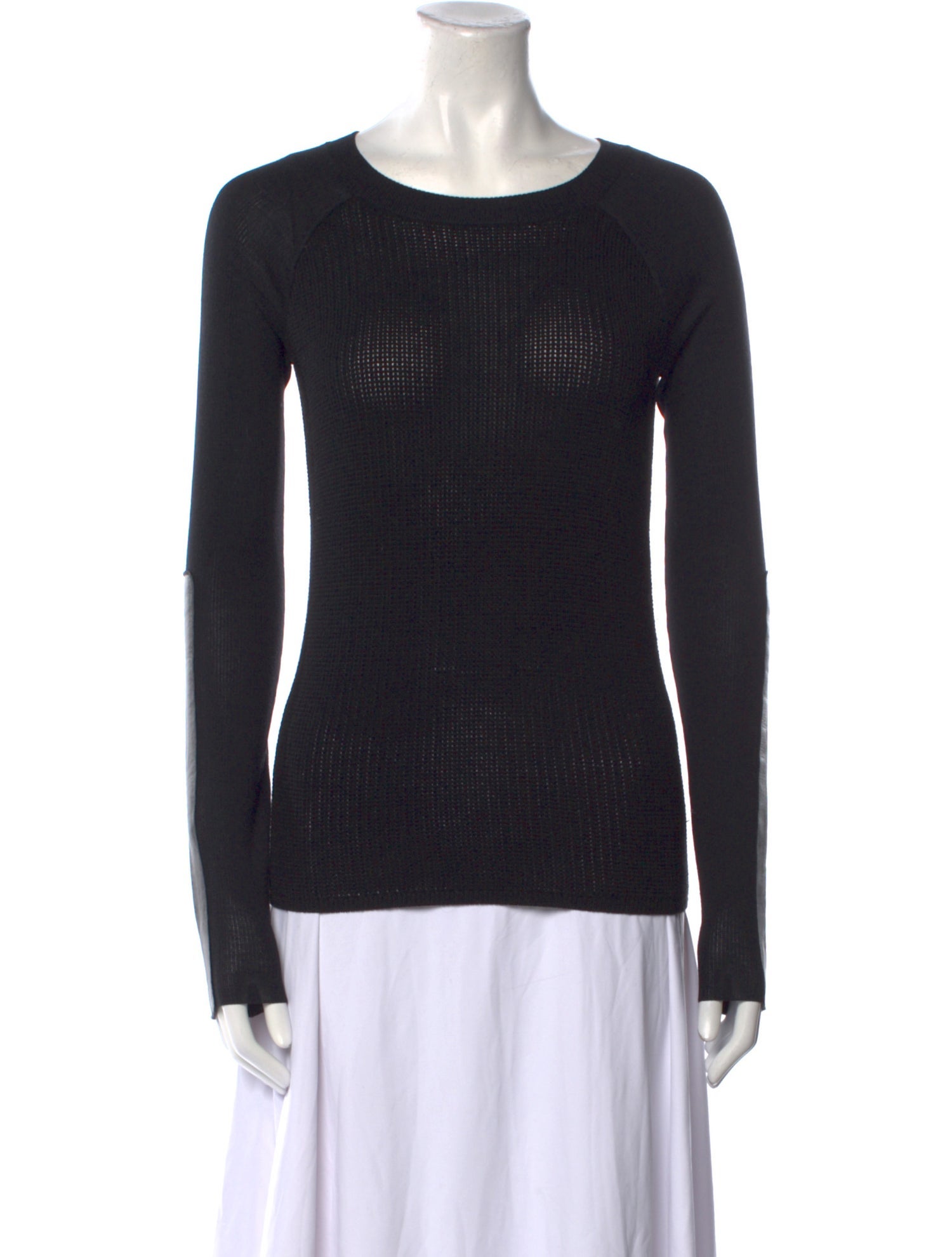 Reed Krakoff Merino Wool Scoop Neck Top