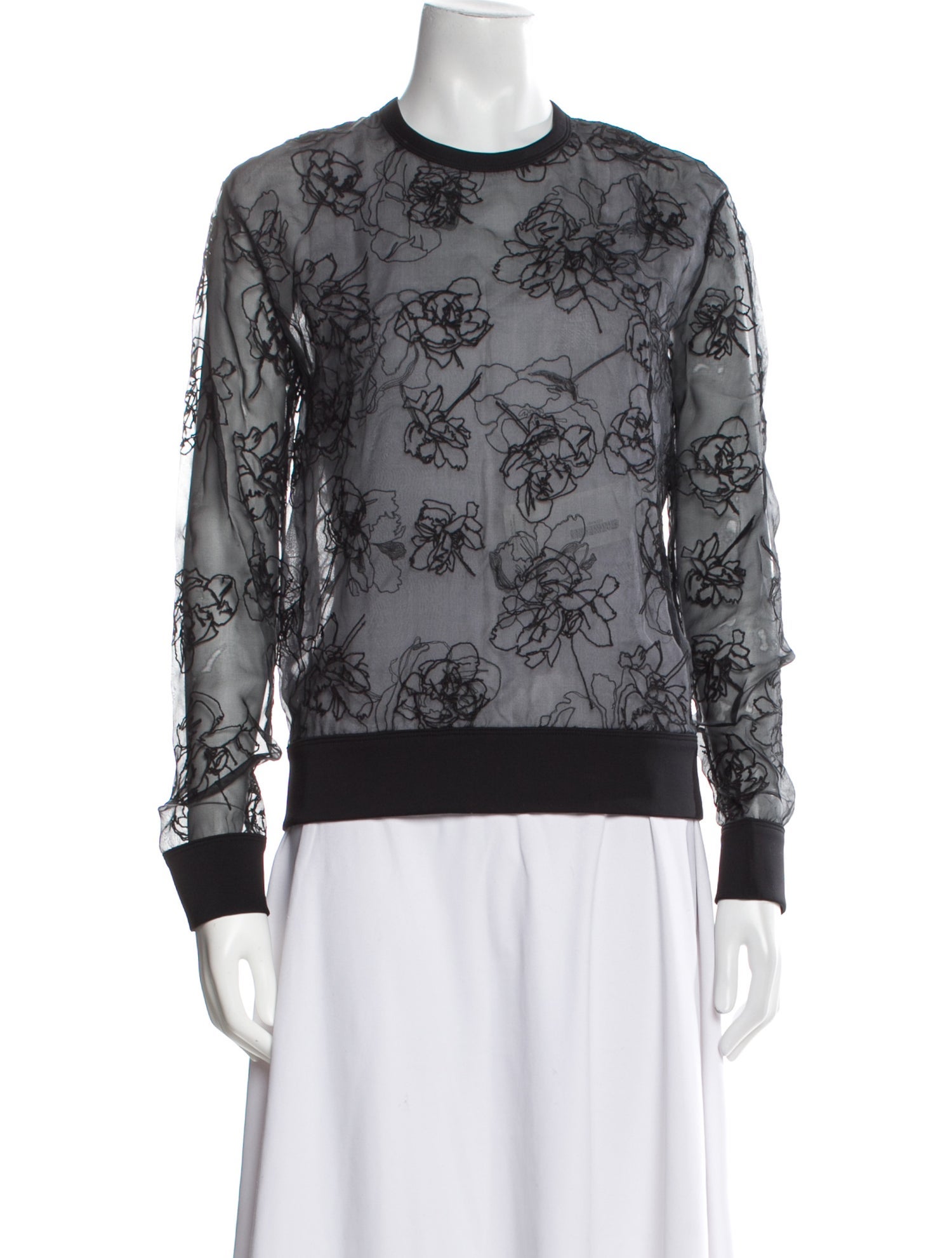 Reed Krakoff Printed Crew Neck Sweatshirt