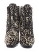 Reed Krakoff Ponyhair Animal Print Lace-Up Boots