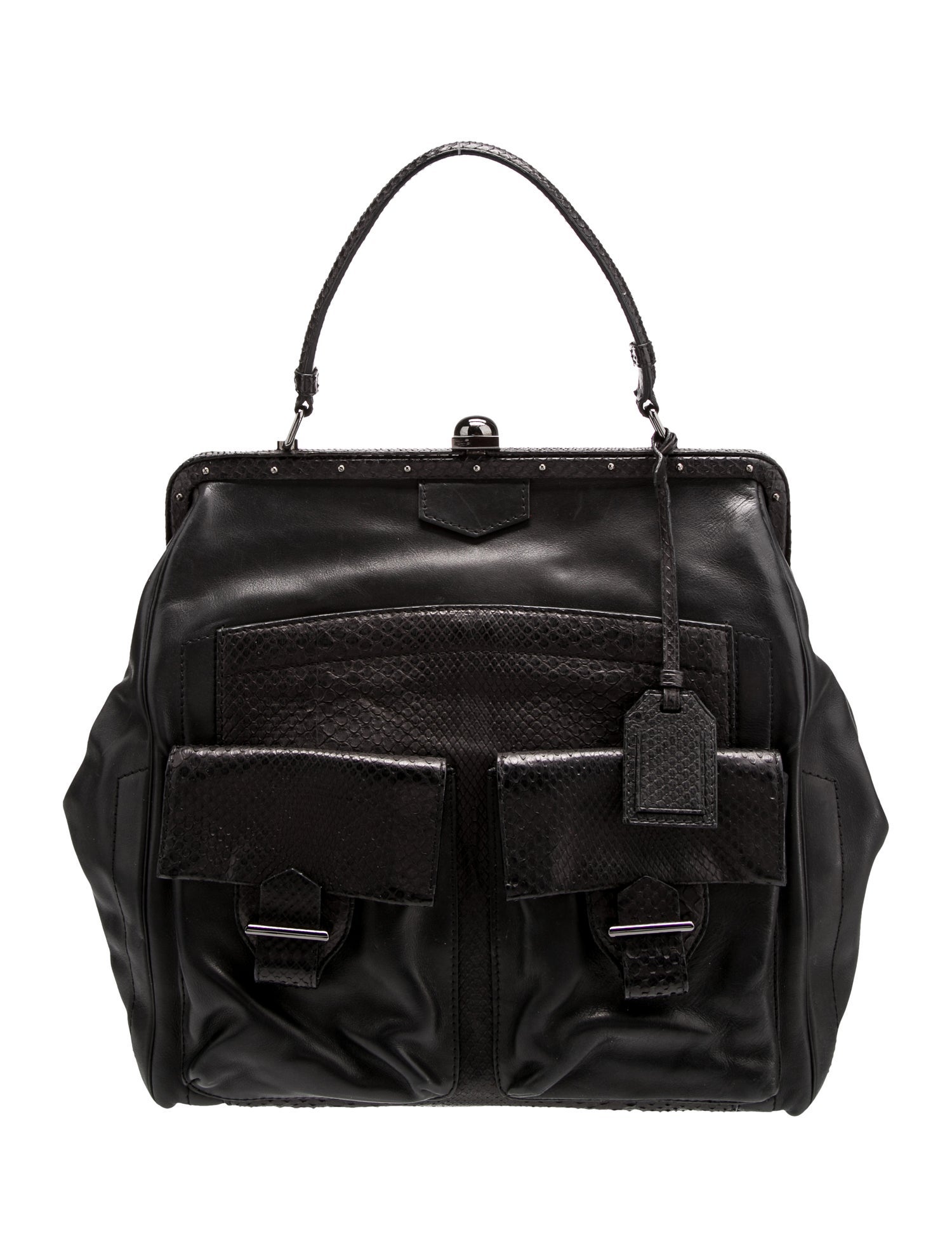 Reed Krakoff Leather Top Handle Bag