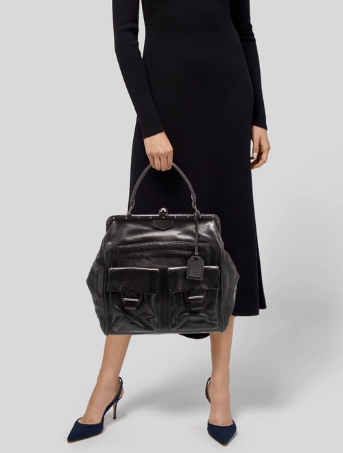 Reed Krakoff Leather Top Handle Bag