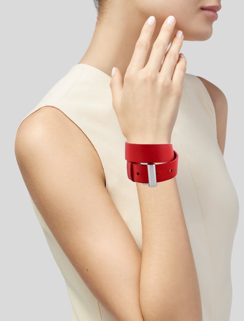 Reed Krakoff Leather 'Atlas' Double Wrap Bracelet