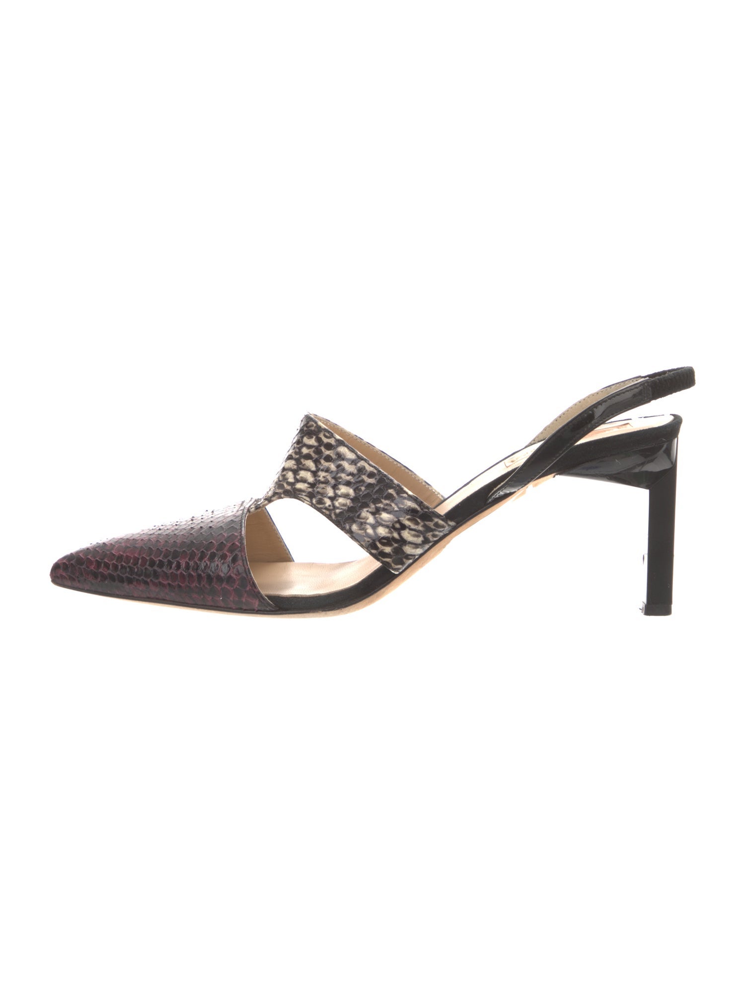 Reed Krakoff Python Animal Print Mules