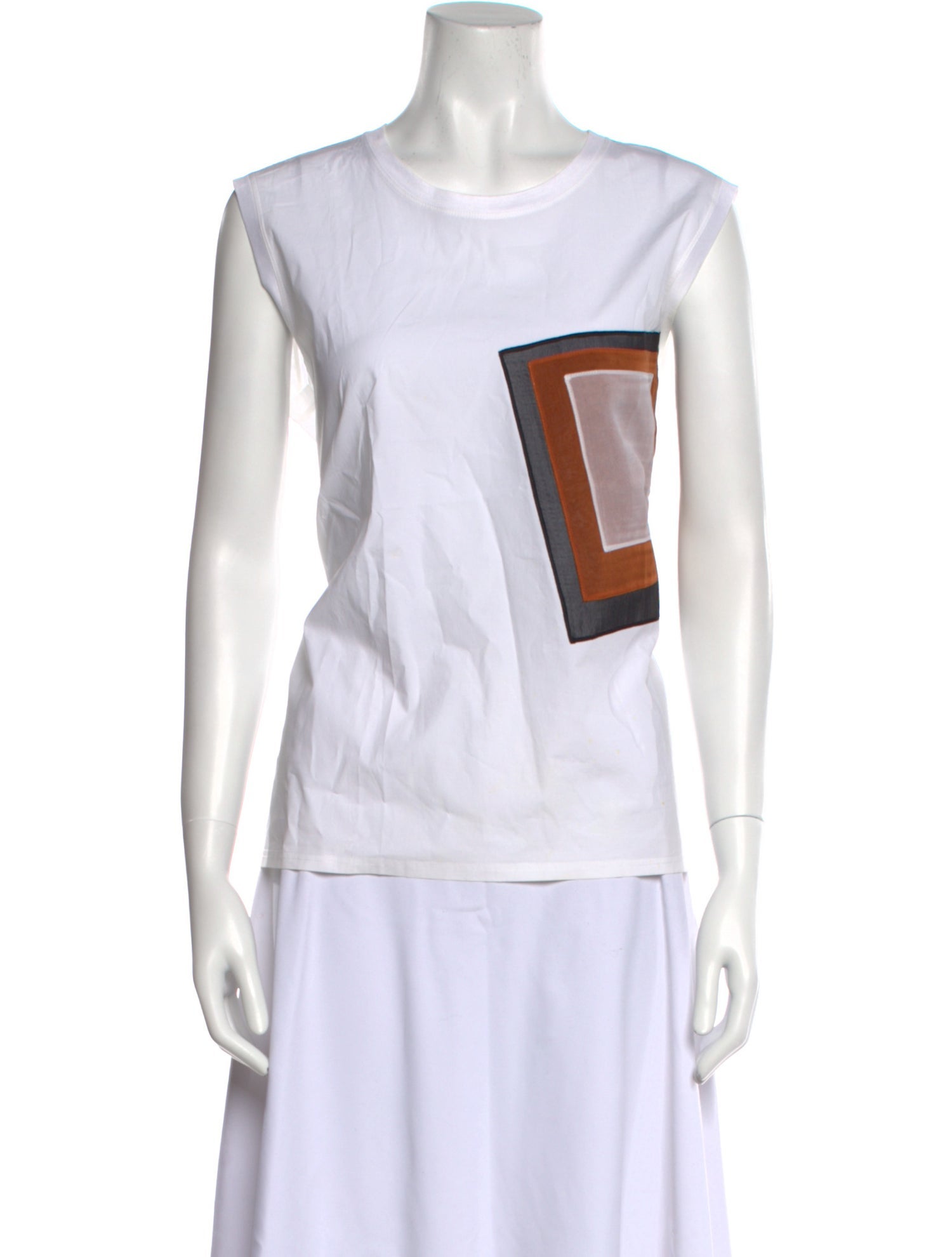 Reed Krakoff Silk Graphic Print T-Shirt