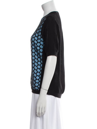 Reed Krakoff Printed Bateau Neckline T-Shirt