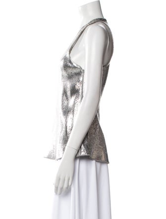 Reed Krakoff Wool Printed Top