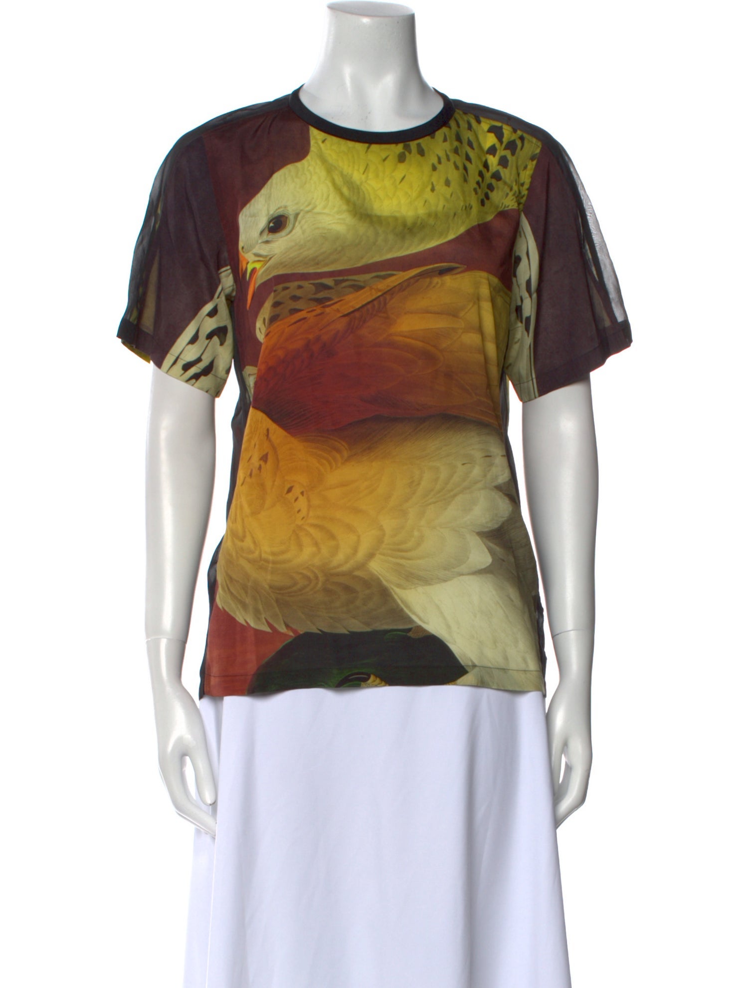 Reed Krakoff Silk Printed T-Shirt