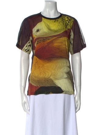 Reed Krakoff Silk Printed T-Shirt