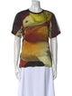 Reed Krakoff Silk Printed T-Shirt