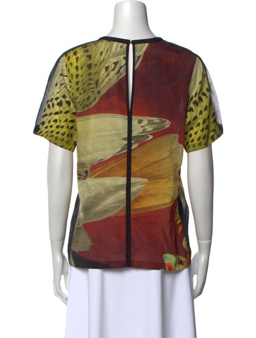 Reed Krakoff Silk Printed T-Shirt