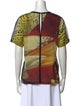 Reed Krakoff Silk Printed T-Shirt