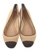 Reed Krakoff Straw Colorblock Pattern Ballet Flats