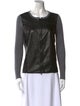 Reed Krakoff Wool Scoop Neck Top