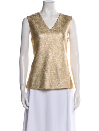 Reed Krakoff V-Neck Sleeveless Top