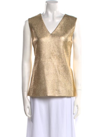 Reed Krakoff V-Neck Sleeveless Top