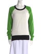 Reed Krakoff Colorblock Pattern Scoop Neck Sweatshirt