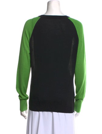 Reed Krakoff Colorblock Pattern Scoop Neck Sweatshirt