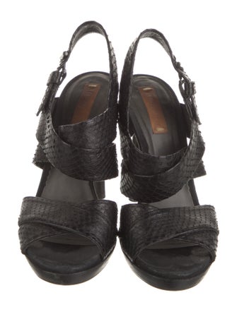 Reed Krakoff Leather Slingback Sandals