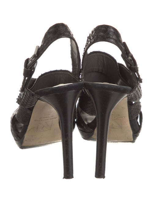 Reed Krakoff Leather Slingback Sandals