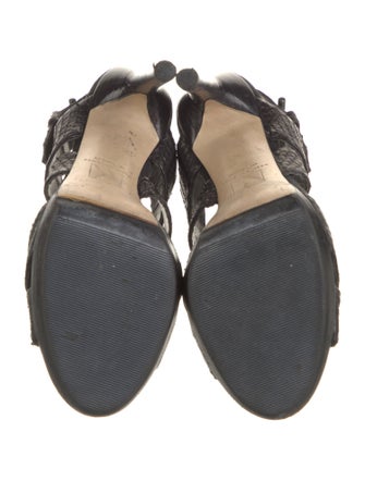 Reed Krakoff Leather Slingback Sandals