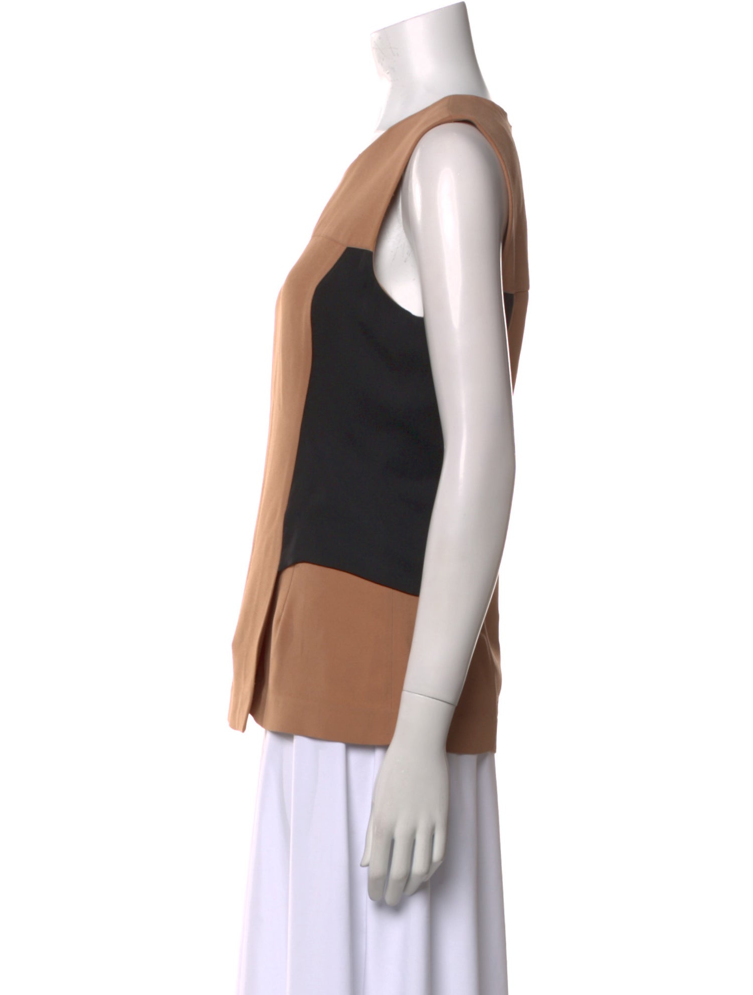 Reed Krakoff Scoop Neck Sleeveless Top