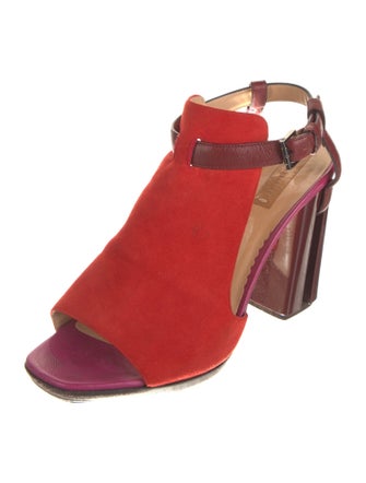 Reed Krakoff Suede Slingback Sandals