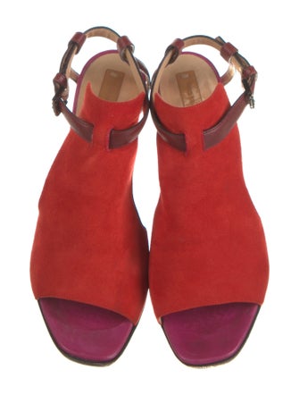 Reed Krakoff Suede Slingback Sandals