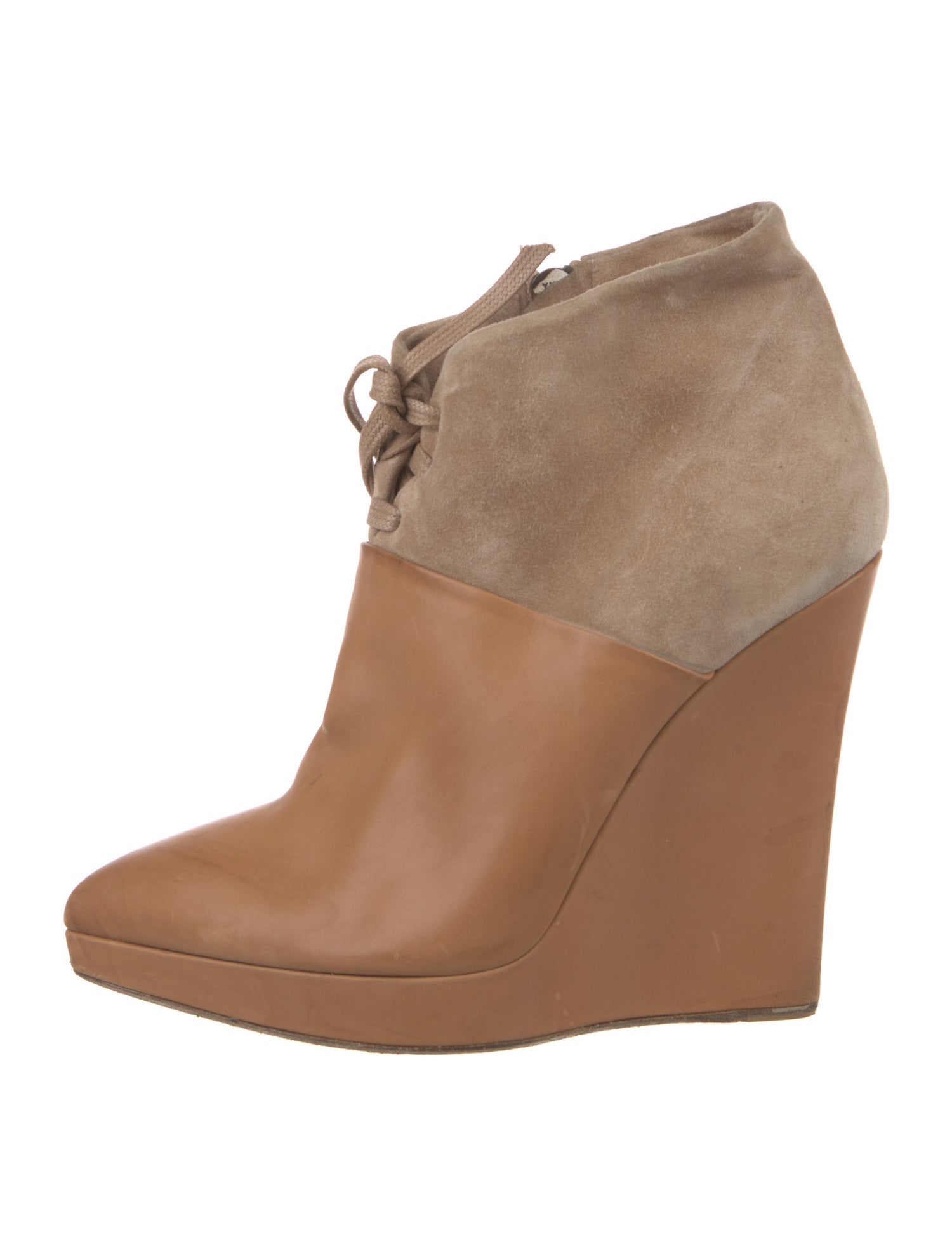 Reed Krakoff Leather Lace-Up Boots