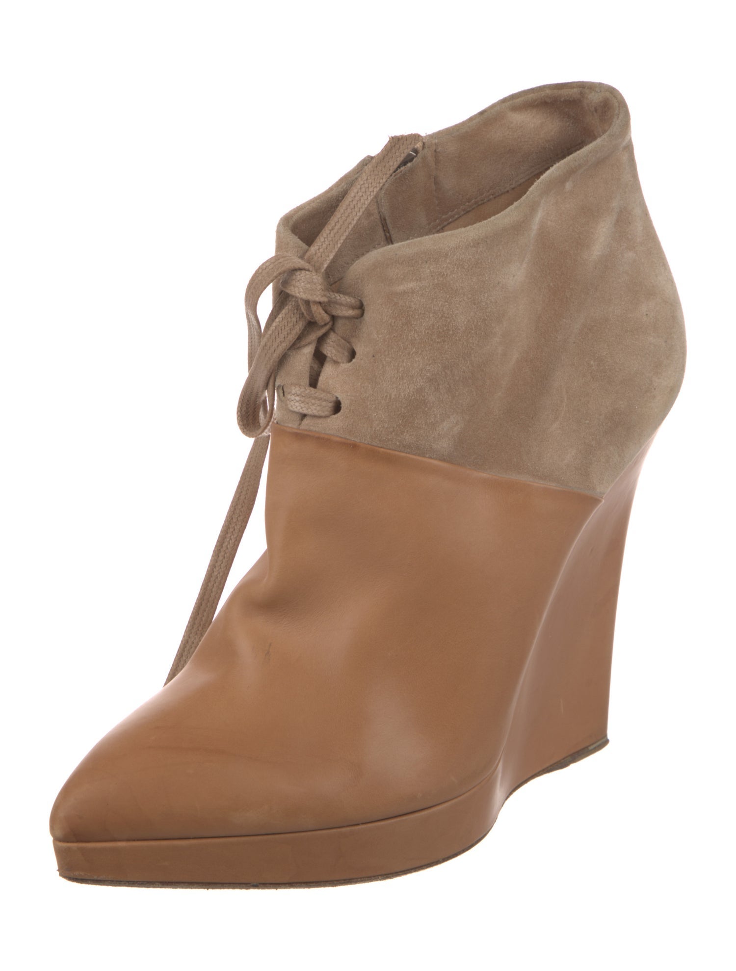 Reed Krakoff Leather Lace-Up Boots