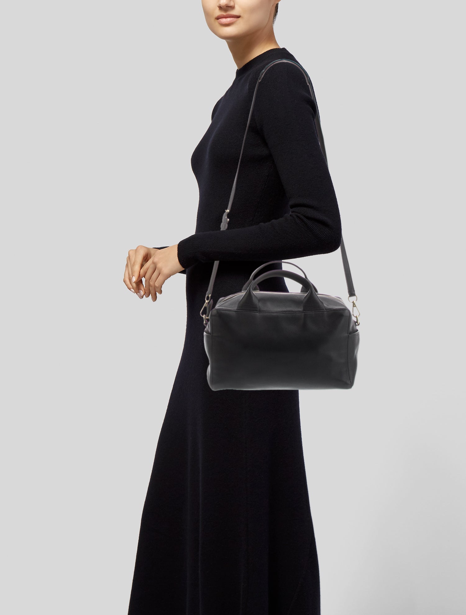 Reed Krakoff Leather Top Handle Bag