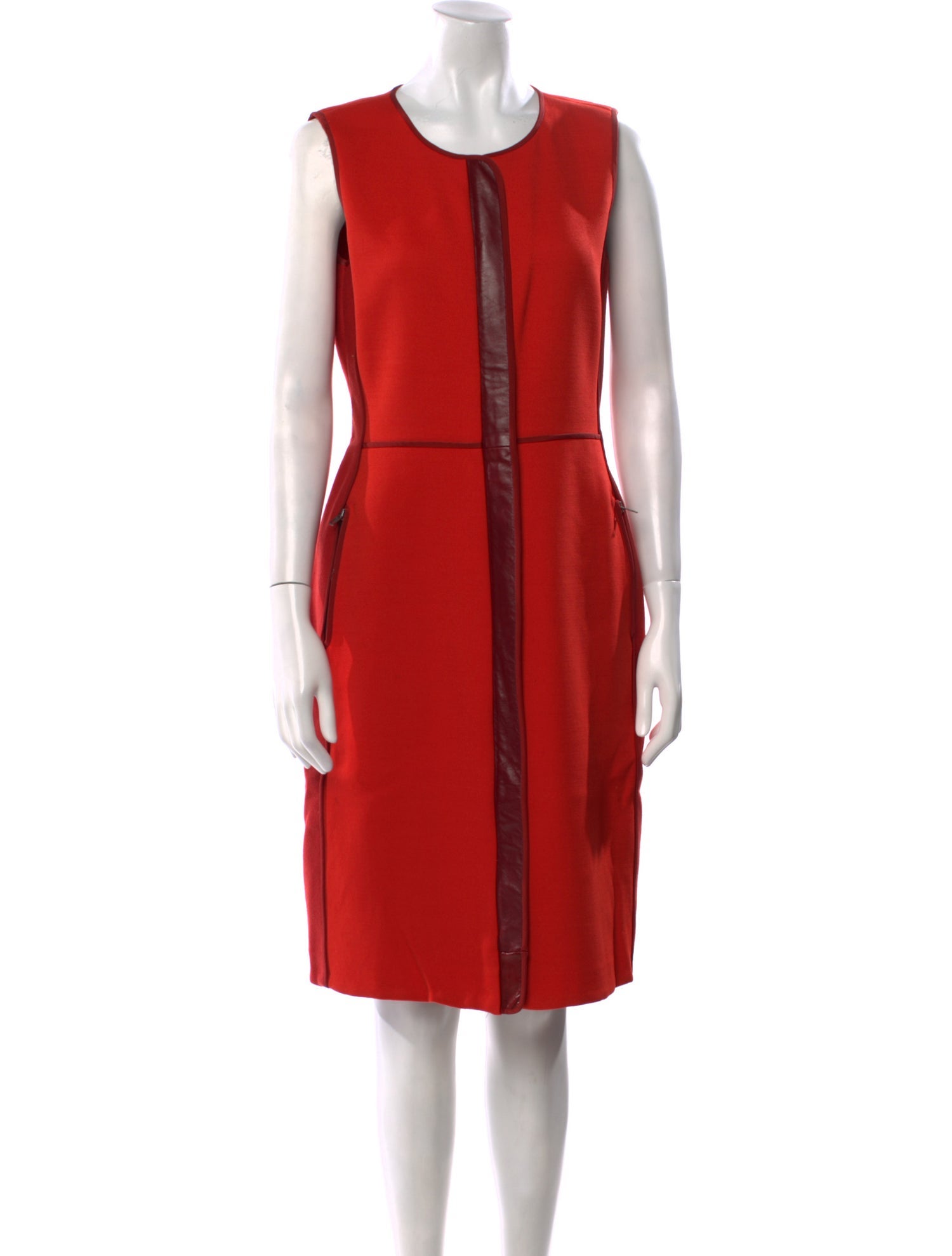 Reed Krakoff Colorblock Pattern Knee-Length Dress