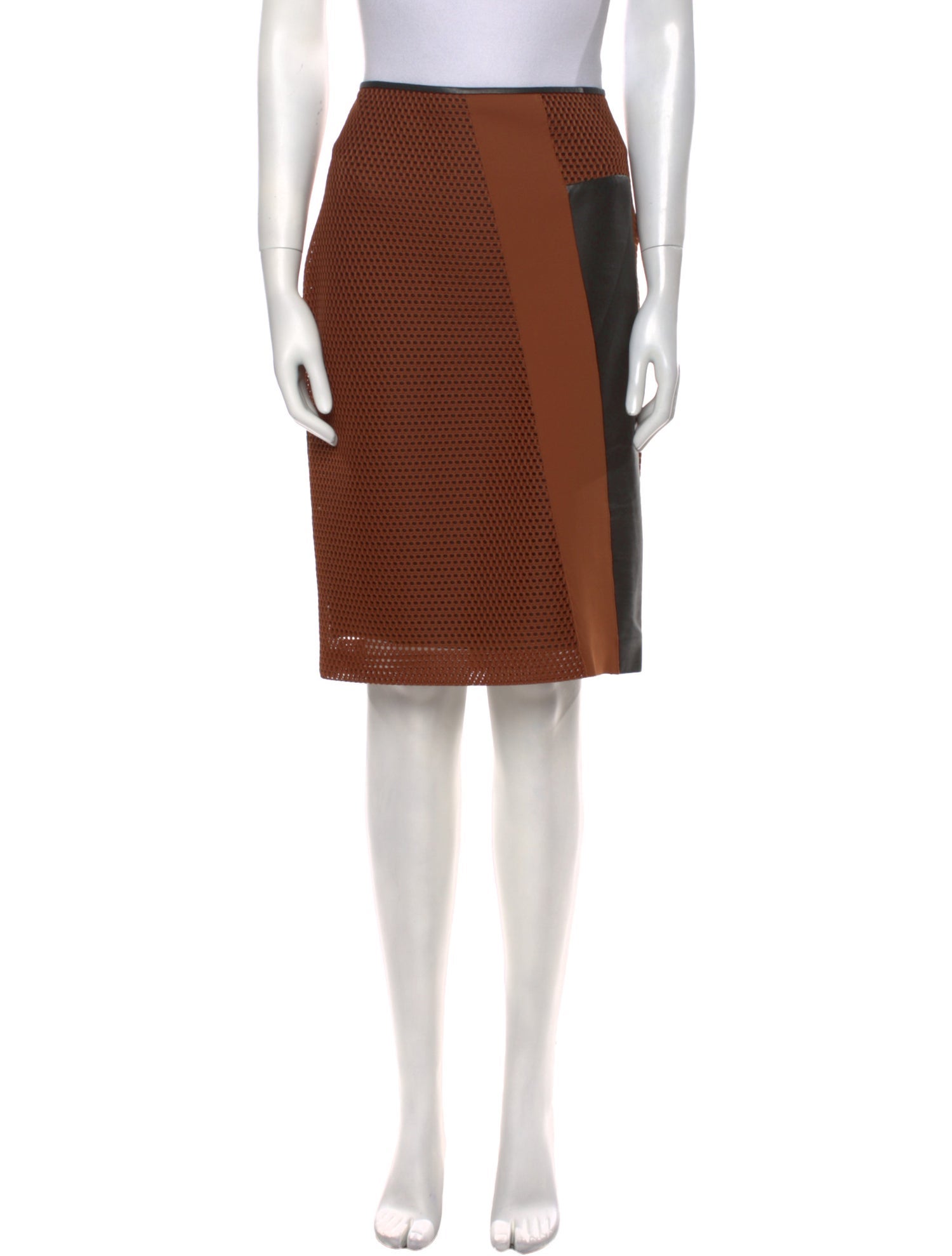 Reed Krakoff Silk Knee-Length Skirt