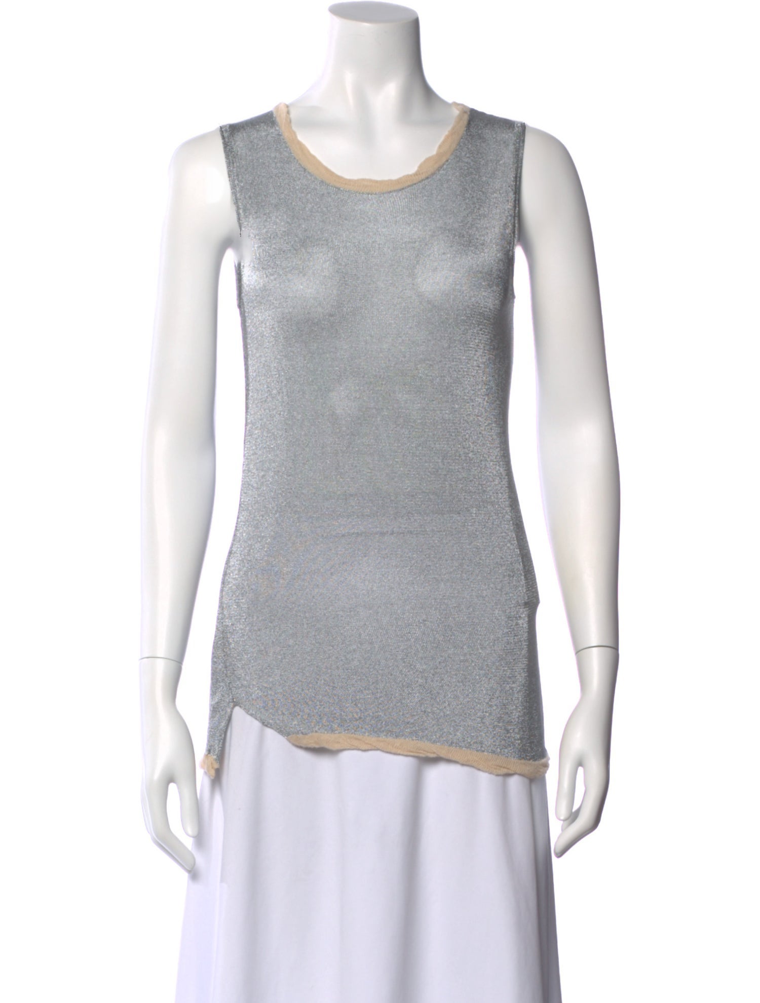 Reed Krakoff Crew Neck Sleeveless Top