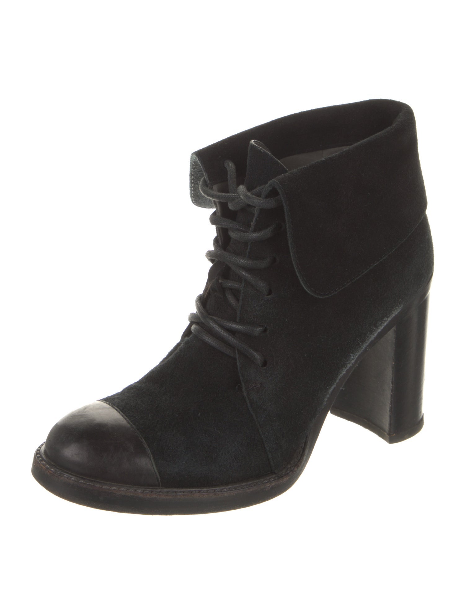 Reed Krakoff Suede Lace-Up Boots