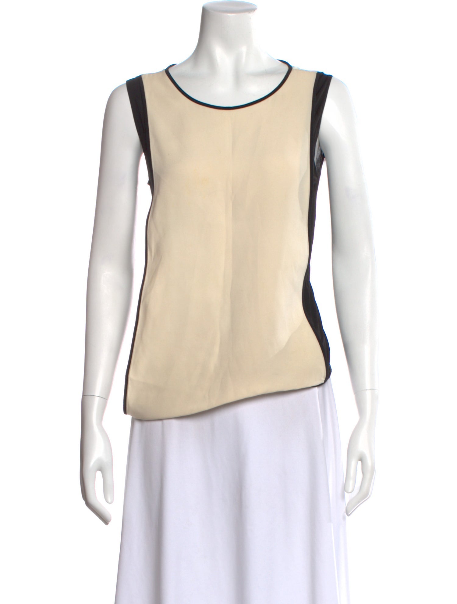 Reed Krakoff Silk Crew Neck Top